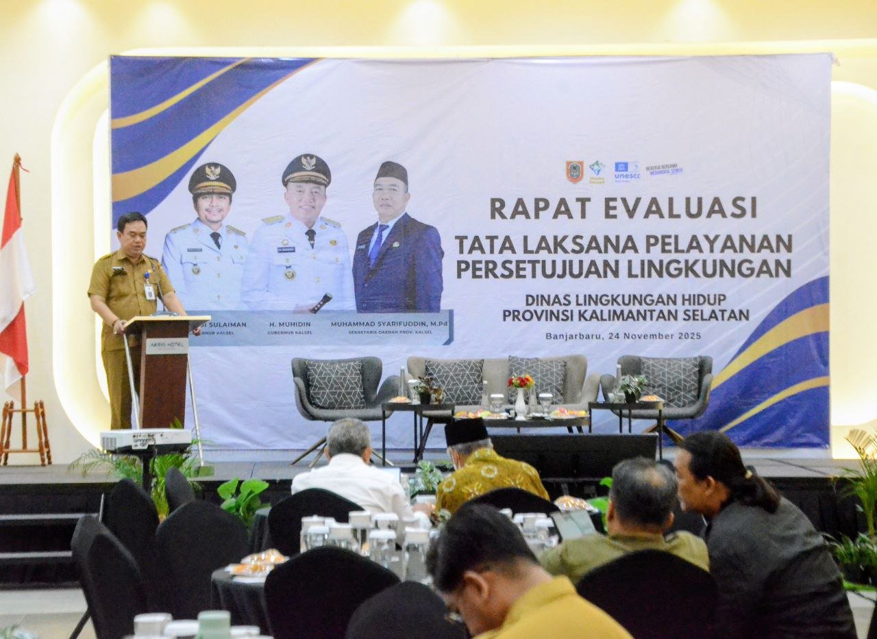 Pentingnya Jaga Kelestarian dan Keberlanjutan, DLH Kalsel Gelar Rapat Evaluasi Tata Laksana Pelayanan Persetujuan Lingkungan