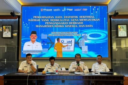 Efektivitas dan Efesiensi Penganggaran APBD, Dinas Kominfo Kalsel Ikuti FGD Pemanfaatan Data Statistik Sektoral Daerah