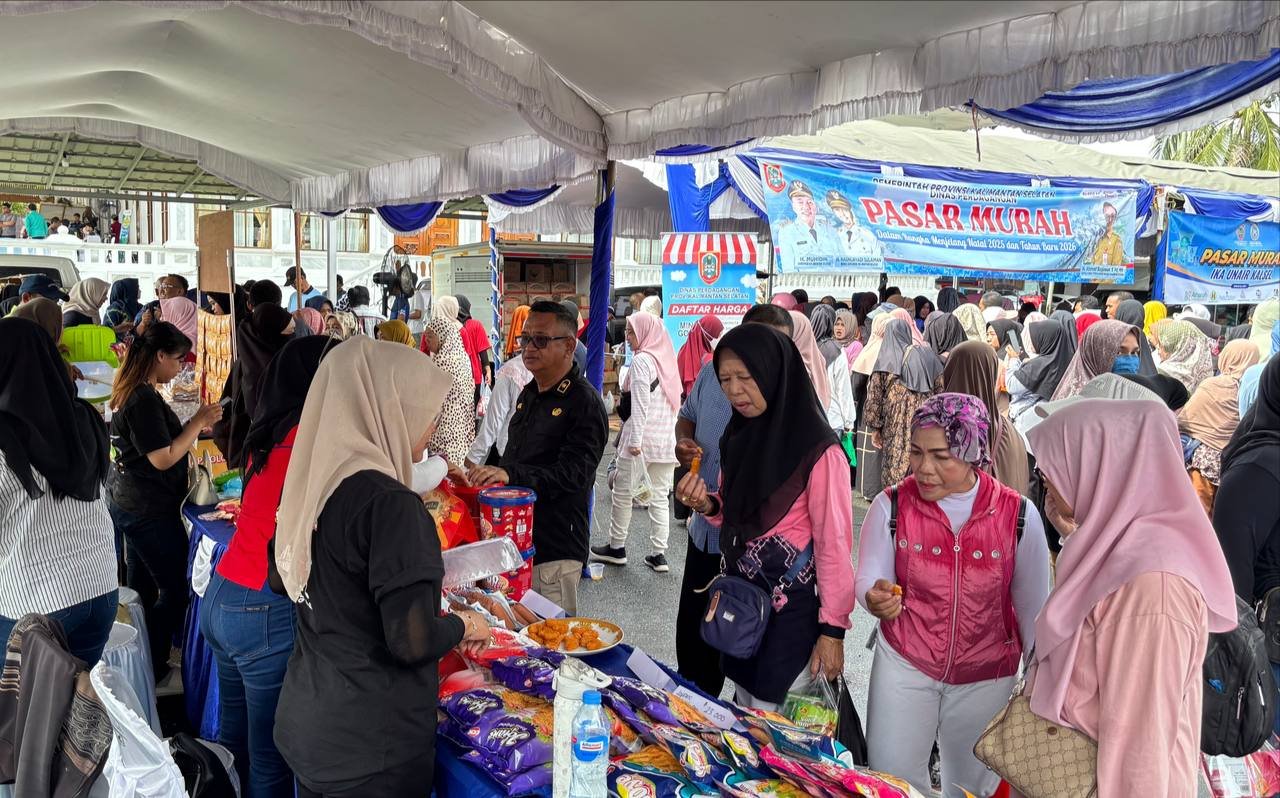 Ribuan Paket Sembako Disiapkan pada Pasar Murah Pemprov Kalsel di Mahligai Pancasila