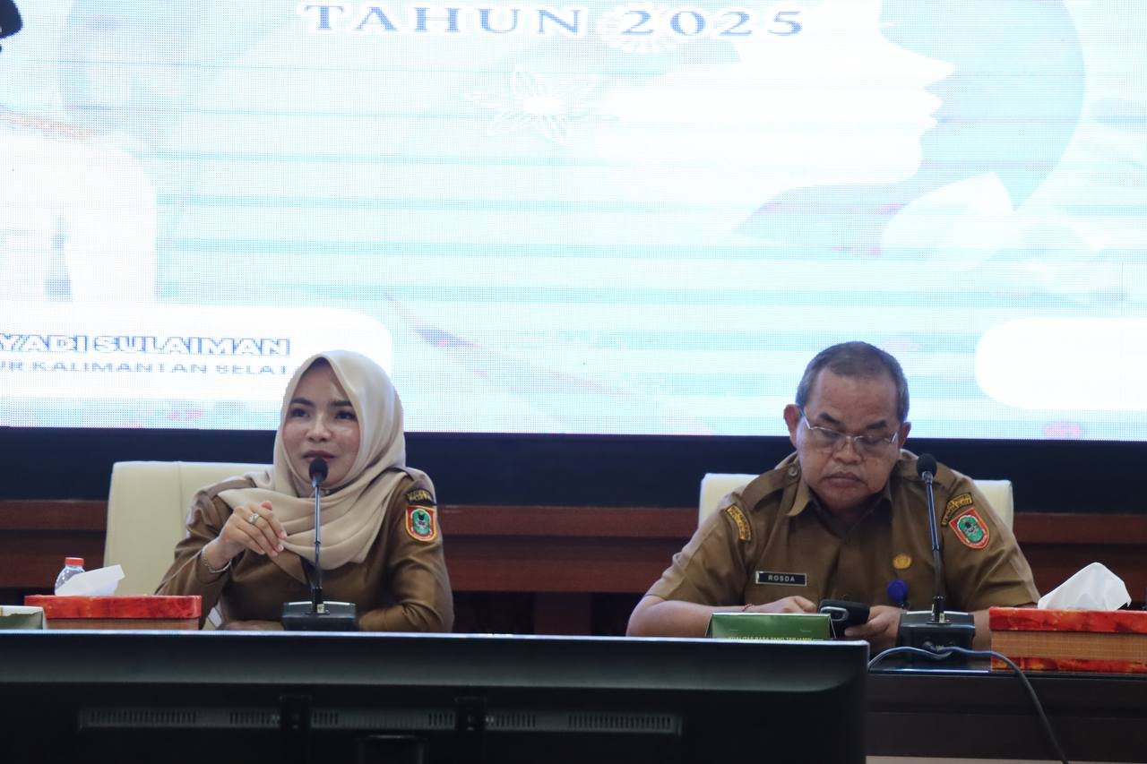 Pelaksanaan Hari Ibu Ke-97, DPPPAKB Kalsel Gelar Rapat Persiapan