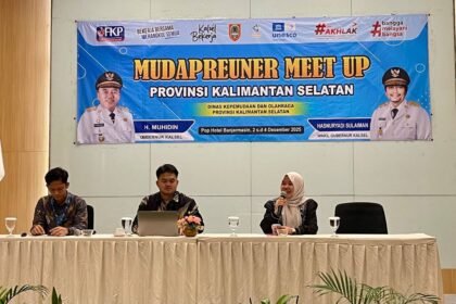 45 Wirausaha Muda Ikuti Mudapreneur Meet Up 2025, Dispora Kalsel Dorong Kemitraan dengan Perusahaan