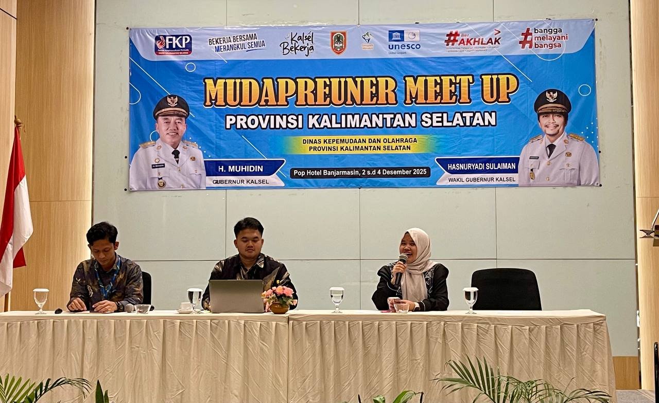 45 Wirausaha Muda Ikuti Mudapreneur Meet Up 2025, Dispora Kalsel Dorong Kemitraan dengan Perusahaan