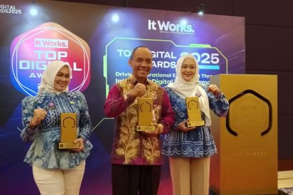 Kalsel Raih Predikat Tertinggi TOP DIGITAL Awards 2025, Pemerintah Digital Jadi Solusi Pelayanan Publik Optimal
