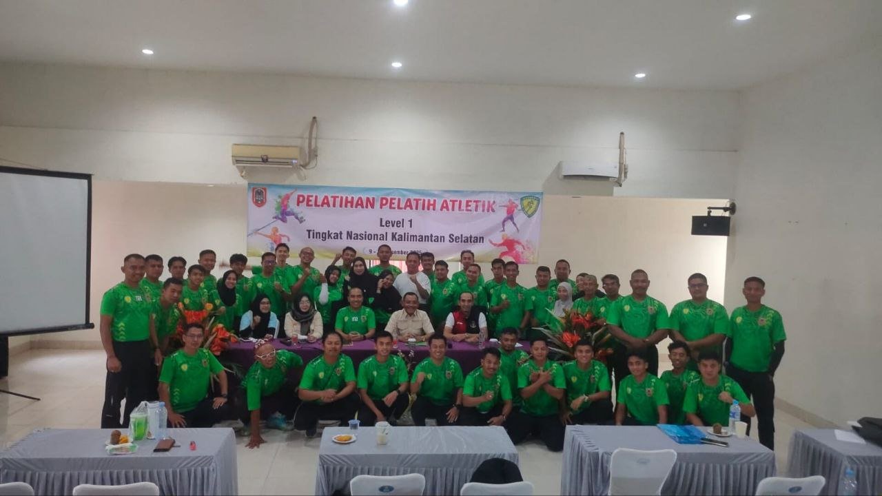 Peningkatan Kompetensi Pelatih, PASI Kalsel Selenggarakan Pelatihan Level 1 Nasional