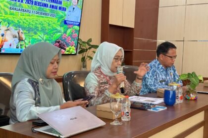 Disbunnak Kalsel Gelar Sosialisasi Program dan Kegiatan Prioritas Tahun 2026 hingga 2029 Bersama Awak Media