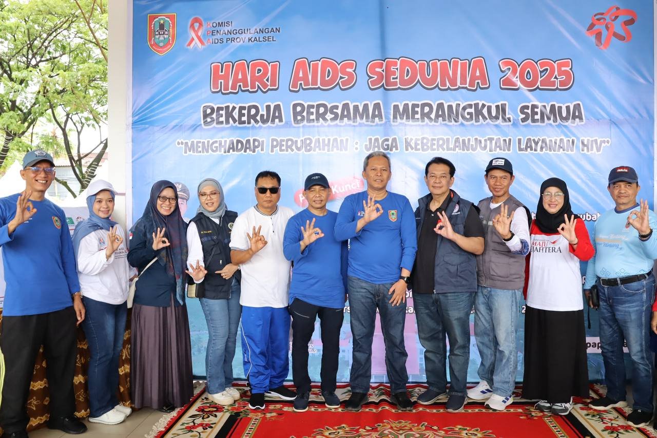 KPA Kalsel Peringati Hari AIDS Sedunia 2025, Kasus HIV Tunjukkan Tren Penurunan