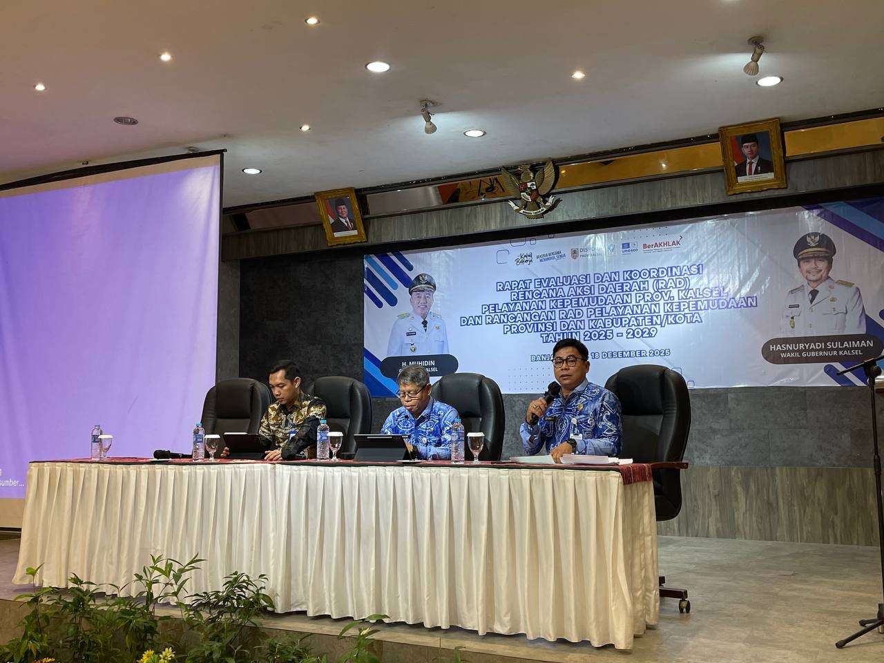 Dispora Kalsel Evaluasi dan Koordinasikan RAD Pelayanan Kepemudaan 2025–2029