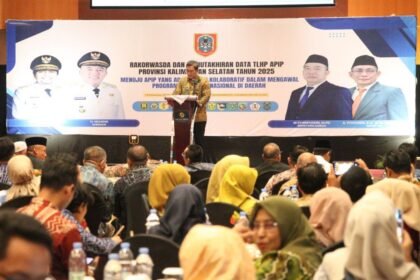 Inspektur III Itjen Kemendagri Apresiasi Kinerja APIP Kalsel pada Rakorwasda 2025