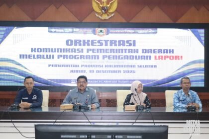 Pemprov Kalsel Perkuat Orkestrasi Komunikasi Pengelolaan LAPOR Sambut Tantangan 2026