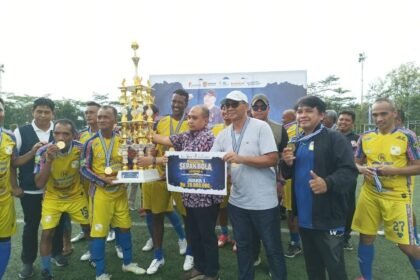 Barito Putera Legend Juara Festival Sepak Bola Legend II Piala Gubernur Kalimantan Selatan