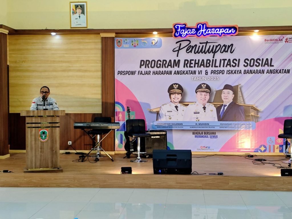 Wagub Kalsel Tutup Program Rehabilitasi Sosial di Panti Fajar Harapan dan Iskaya Banaran