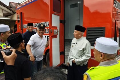 Menjelang Momen 5 Rajab, Gubernur Kalsel Tinjau Fasilitas Toilet Bantuan Pusat di Posko Fajar Harapan