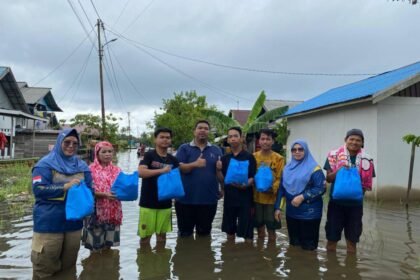 Pastikan Seluruh Wilayah Terdampak Banjir Terjangkau, Pemprov Kalsel Salurkan Bantuan ke Pemakuan Hulu