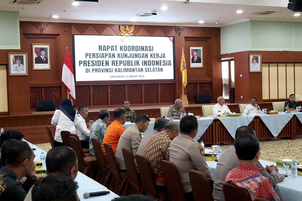 Presiden RI Dijadwalkan Kunjungi Kalsel 12 Januari 2026, Gubernur Muhidin Pastikan Persiapan 99 Persen Rampung