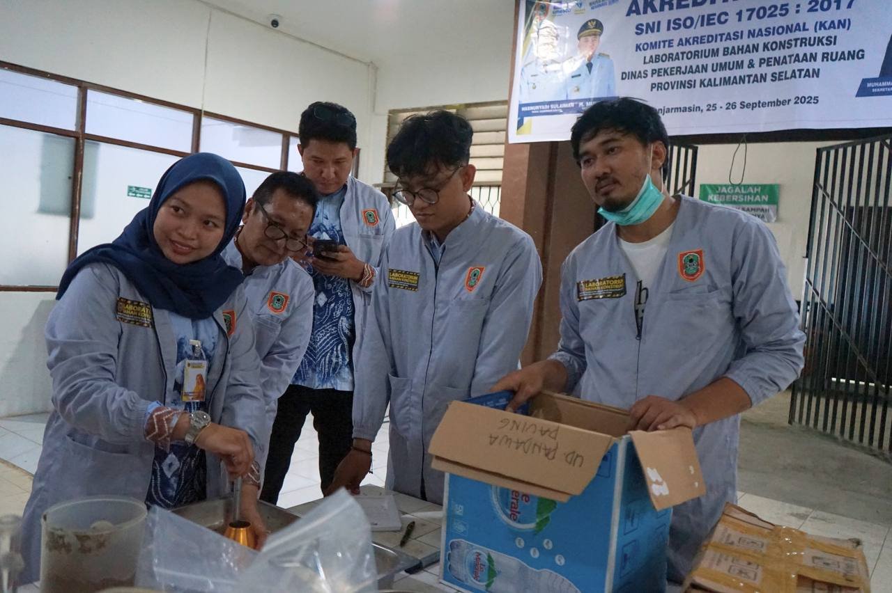 Laboratorium Bahan Konstruksi Kalsel Miliki SDM Bersertifikat Internasional