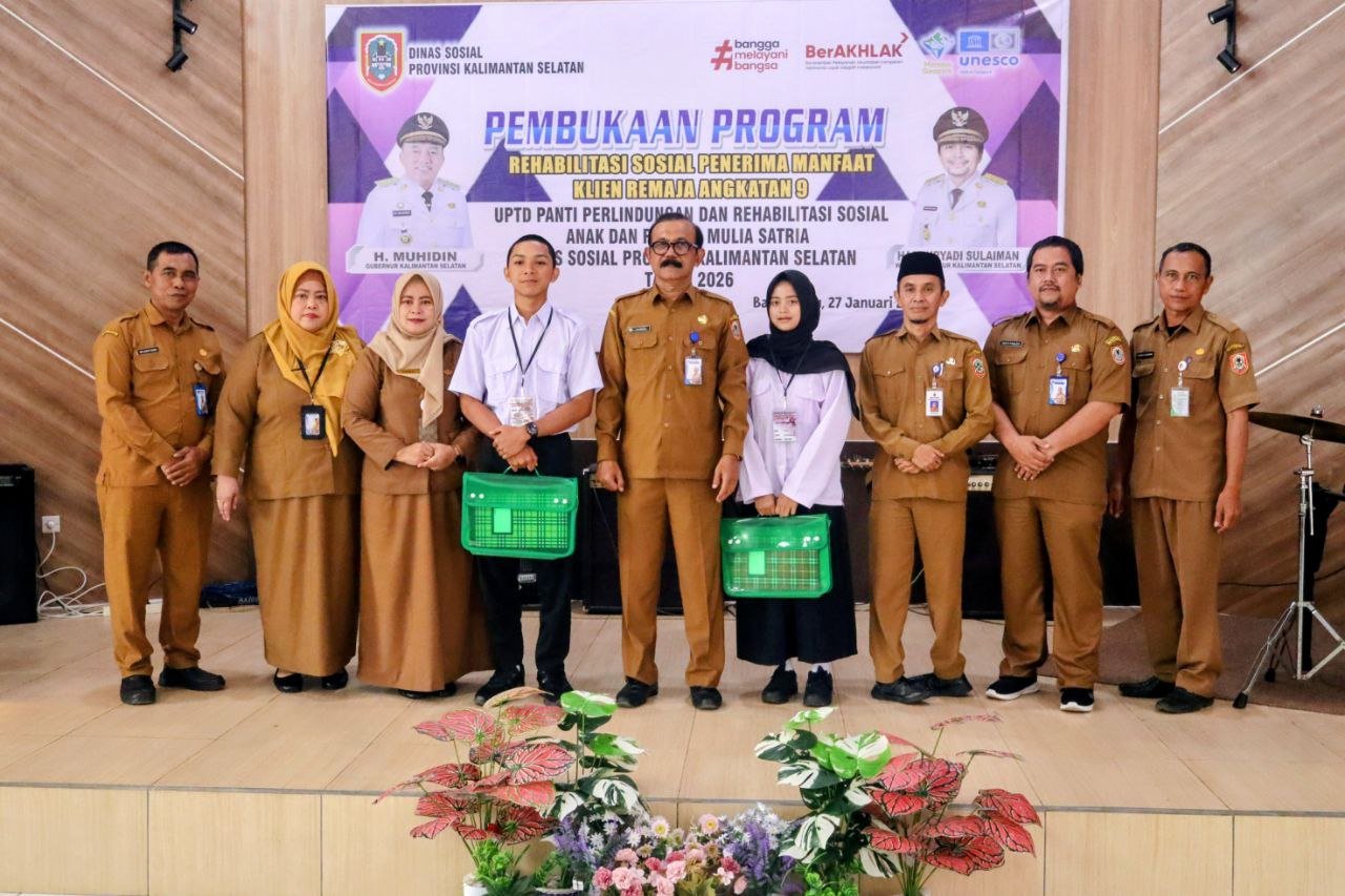 PPRSAR Mulia Satria Resmi Buka Program Rehabilitasi Sosial Klien Remaja Angkatan IX Tahun 2026
