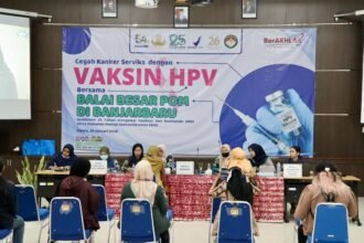 Dukung Pencegahan Kanker Serviks, 300 Peserta Ikuti Vaksin HPV di BBPOM Banjarbaru