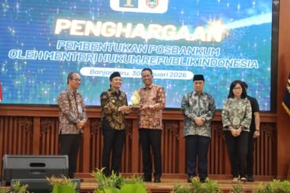 Kementerian Hukum RI Resmikan 2.015 Pos Bantuan Hukum di seluruh Desa dan Kelurahan Se-Kalsel