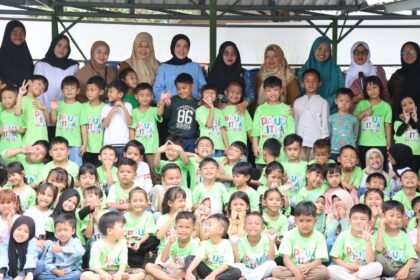 Dukung Tumbuh Kembang Optimal Sejak Dini, Puskesmas Banjarbaru Selatan Pilih PAUD Citra Indonesia Jadi Lokasi Kegiatan Kesehatan Anak