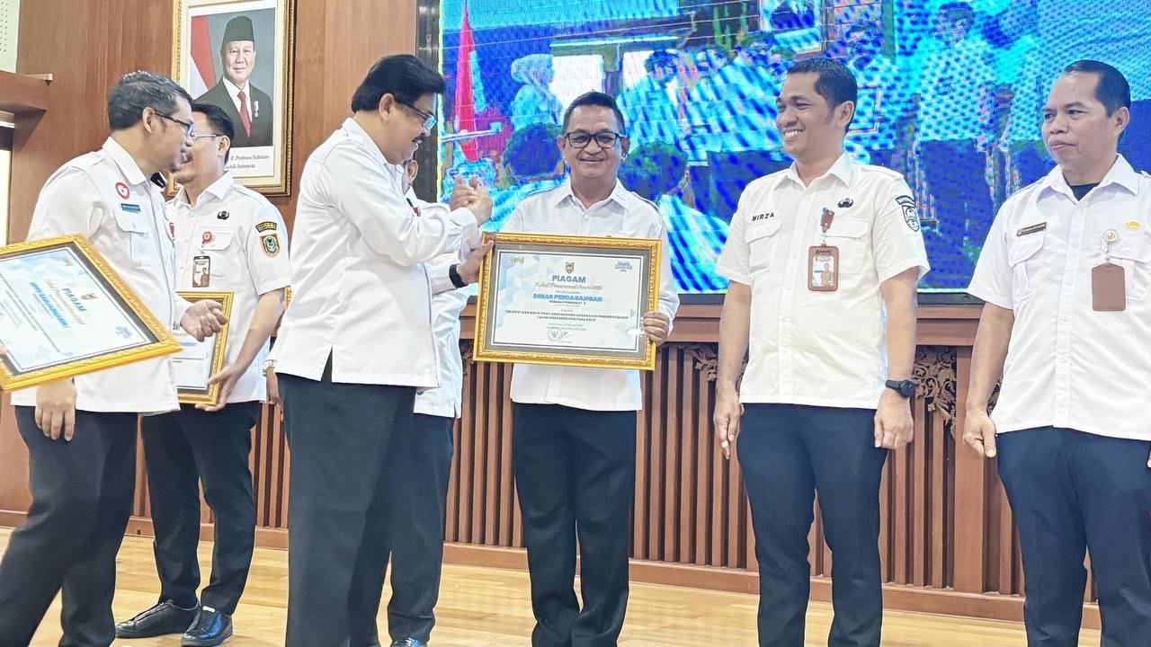Disdag Kalsel Raih Peringkat Ketiga SKPD Dalam Ajang Kalsel Procurement Award 2026