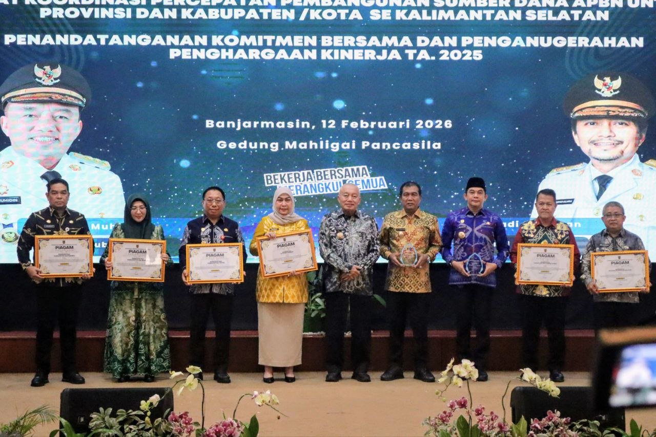 Gubernur Kalsel H. Muhidin Tekankan Sinkronisasi APBN dan APBD dalam Rapat Percepatan Penyerapan Anggaran