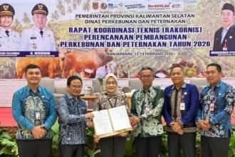 Disbunnak Kalsel Gelar Rakortek Perencanaan Pembangunan Perkebunan dan Peternakan Tahun 2025