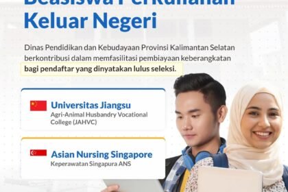 Realisasi Janji Gubernur Kalsel, Disdikbud Kalsel Fasilitasi Beasiswa Perkuliahan Luar Negeri