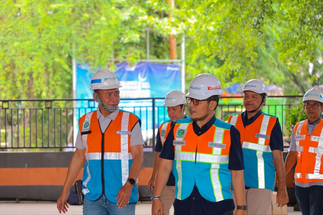 Direktur Manajemen Risiko Pelindo Tinjau Kesiapan Arus Mudik Lebaran 2026 di Terminal Penumpang Banjarmasin