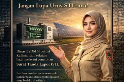 Transformasi Digital Perizinan STL Ketenagalistrikan, Dinas ESDM Kalsel: Permudah dan Percepat Layanan Hingga 500 kW
