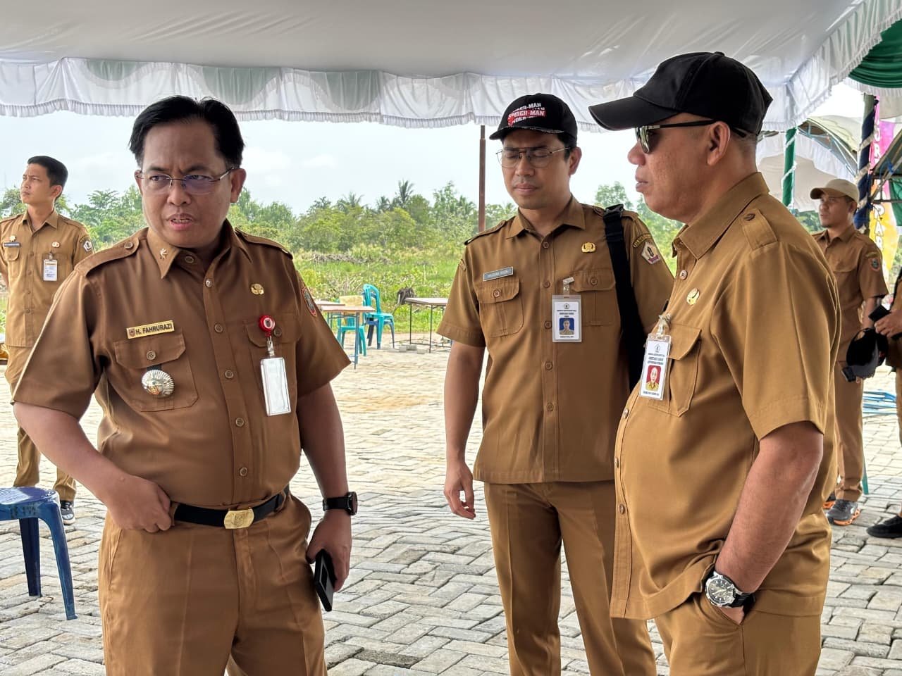 Pastikan Kesiapan Safari Ramadan, Biro Kesra Kalsel Tinjau RTH Jembatan Barito