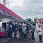 Bazar Gerakan Pangan Murah di TVRI Banjarmasin Diserbu Warga