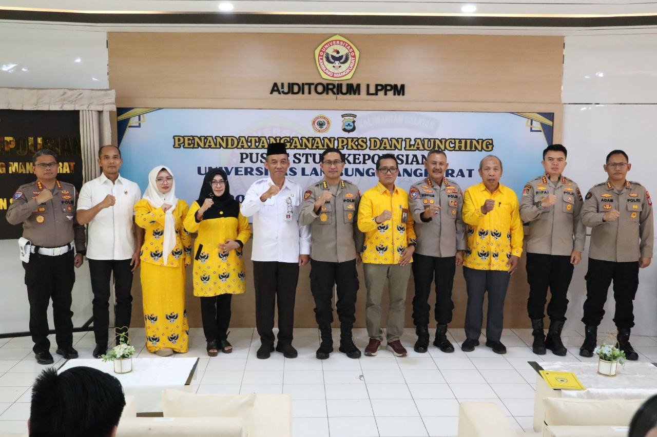 Pemprov Kalsel Apresiasi Kerja Sama Polda Kalsel dan ULM Dirikan Pusat Studi Kepolisian