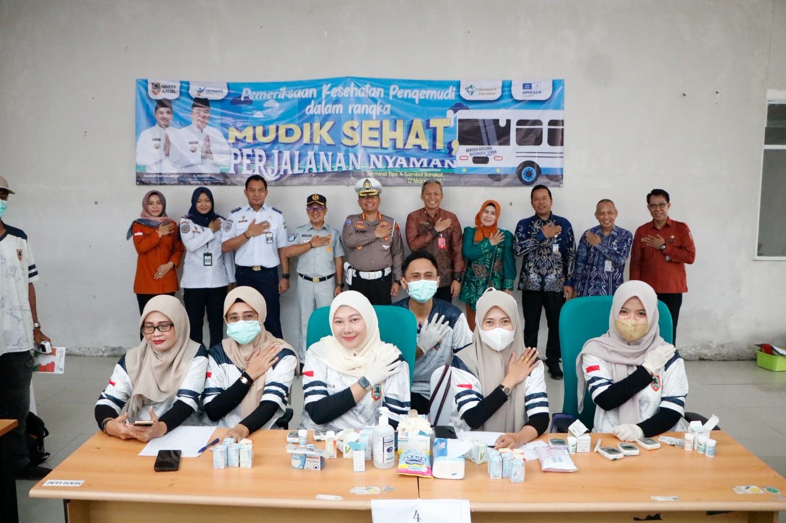 Dinkes Kalsel Periksa Kondisi Pengemudi Angkutan Umum Mudik Idulfitri