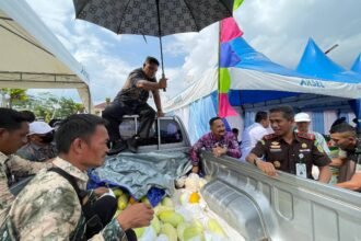 DPKP Kalsel Berpartisipasi dalam GPM di Kejati, Sediakan Bahan Pokok Lebih Murah