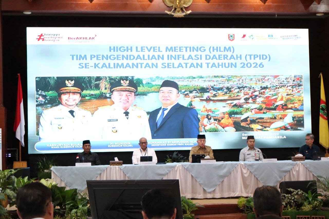 Pemprov Kalsel Bahas Strategi Tekan Inflasi Jelang Idulfitri