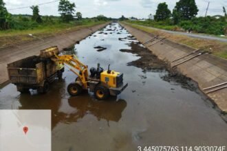 Pengeringan Irigasi Riam Kanan Resmi Diumumkan, PUPR Kalsel Siapkan Pemeliharaan Total