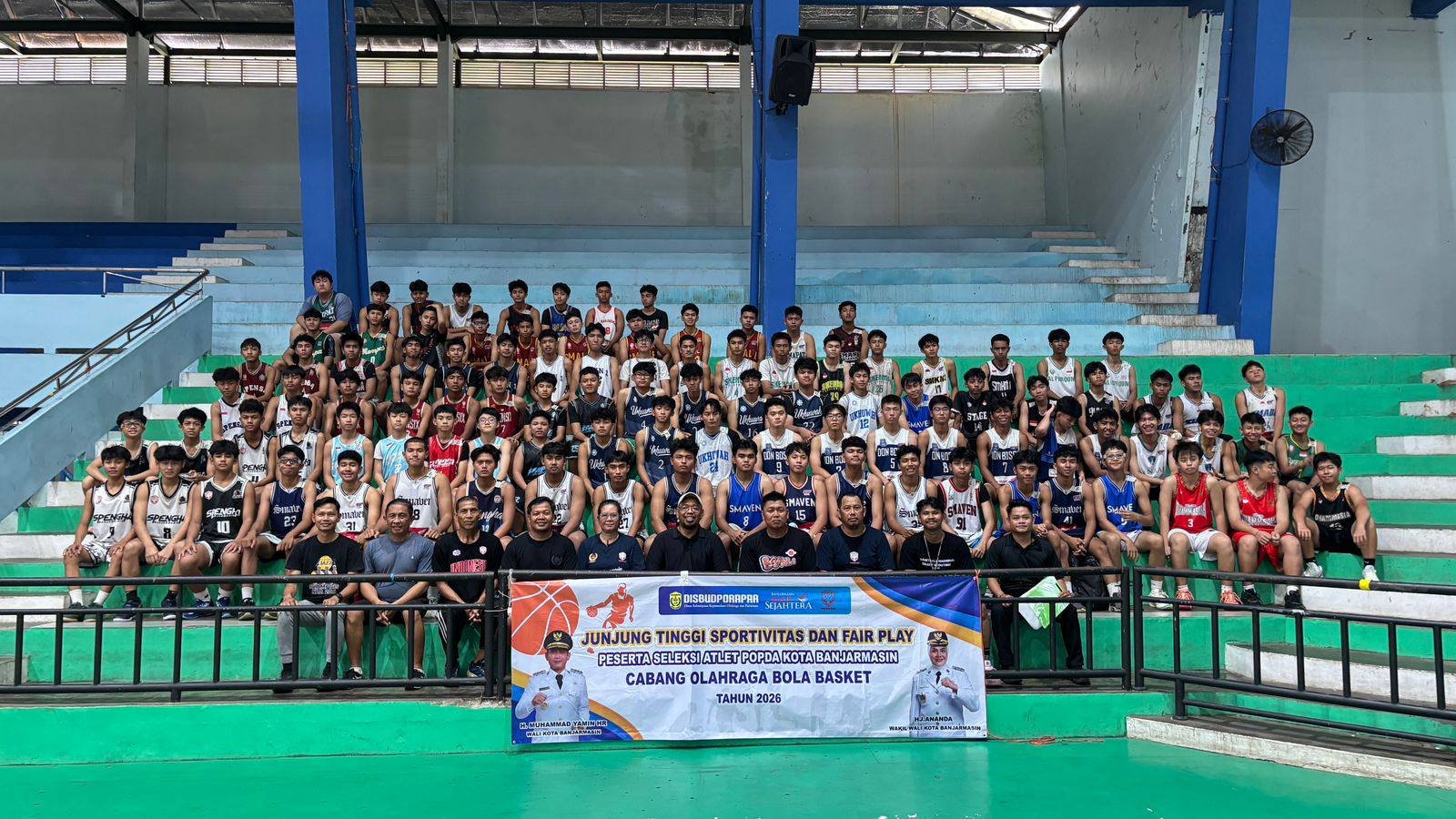 Antusiasme Membludak, 249 Atlet Ramaikan Seleksi Basket Banjarmasin Menuju POPDA 2026