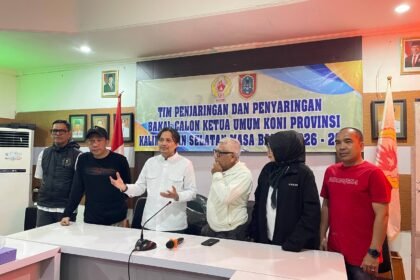 Datangi Koni Kalsel, Hasnuryadi Konsultasi Regulasi Larangan AD/ART Ketua KONI