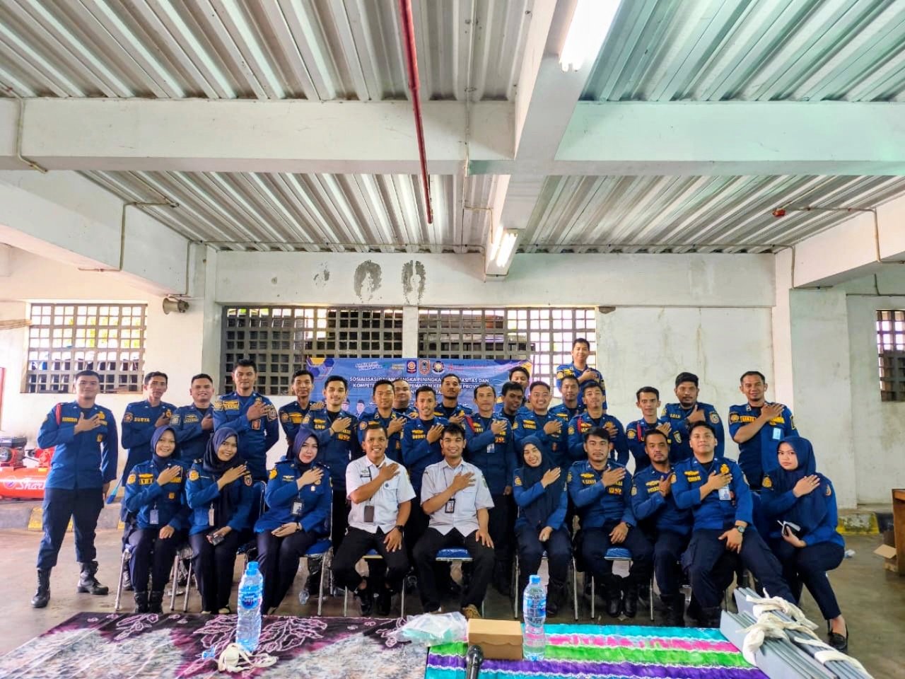 Damkar Kalsel Tetap Siaga di Tengah Kebijakan WFH ASN