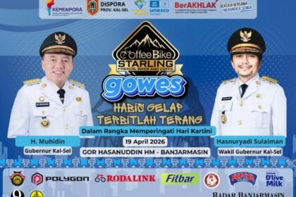 Ratusan Peserta Siap Meriahkan Gowes Starling, Dispora Kalsel Gaungkan Semangat Kartini Lewat Olahraga