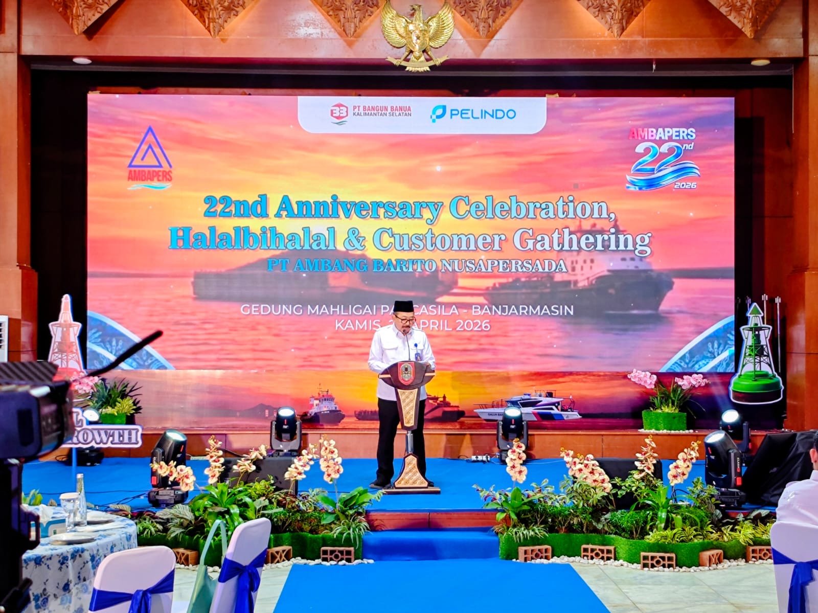 HUT ke-22, Ambapers Fokus Jaga Kedalaman Alur dan Kembangkan Pusat Logistik