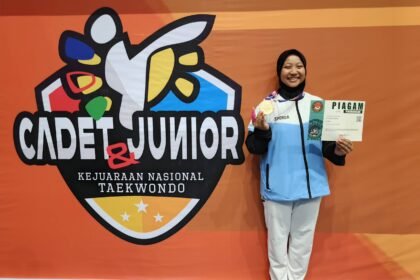 Atlet Taekwondo SPOBDA Kalsel Sumbang Medali di Kejurnas 2026 Samarinda