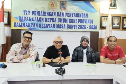 Calon Tunggal Ketua KONI Kalsel, Berkas Pendaftaran Hasnuryadi Sulaiman Memenuhi Syarat