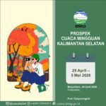 BMKG: Hujan Disertai Petir dan Angin Kencang Berpotensi Terjadi di Kalsel Awal Mei 2026