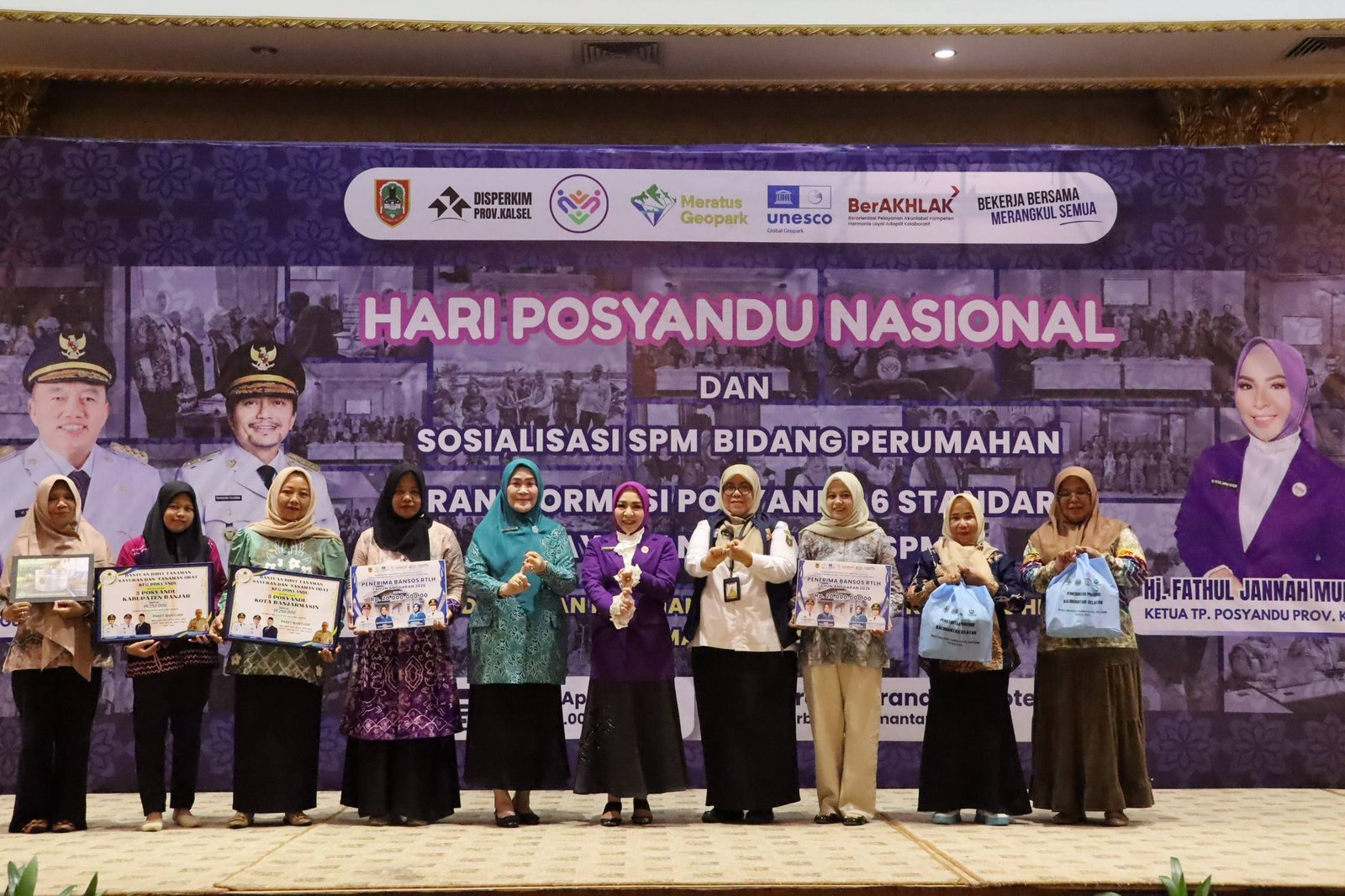 Hari Posyandu Nasional 2026, Kalsel Optimalkan Pelayanan Dasar Berbasis 6 SPM dan SPM Perumahan 