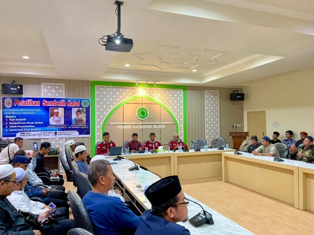 Pelatihan Sembelih Halal di Kalsel, Perkuat Kompetensi Juru Sembelih Sesuai Syariat