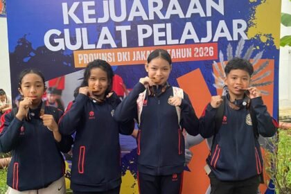 Gulat Junior Kalsel Sabet 4 Medali pada Kejuaraan Pelajar DKI Jakarta