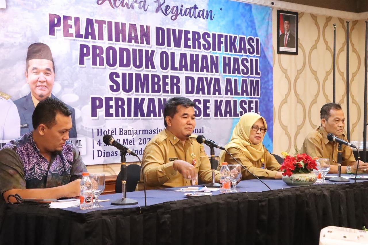 Perluat Daya Saing IKM, Disperin Kalsel Gelar Pelatihan Diversifikasi Produk Olahan Hasil Sumber Daya Alam Perikanan