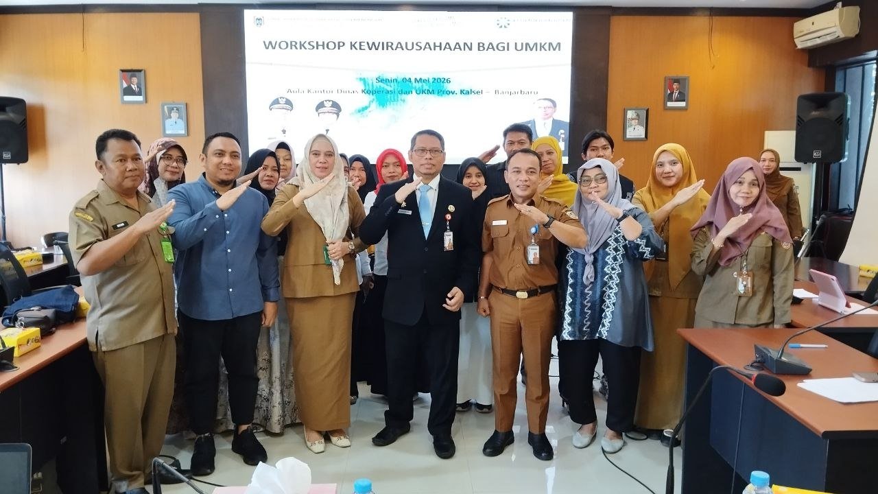 Dorong Penguatan Ekosistem, Diskop UKM Kalsel Gelar Workshop Kewirausahaan bagi UMKM