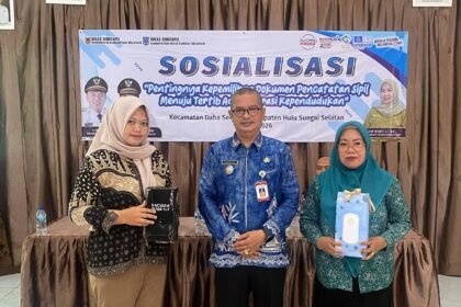 Disdukcapil Kalsel dan HSS Perkuat Kesadaran Masyarakat Akan Pentingnya Dokumen Kependudukan